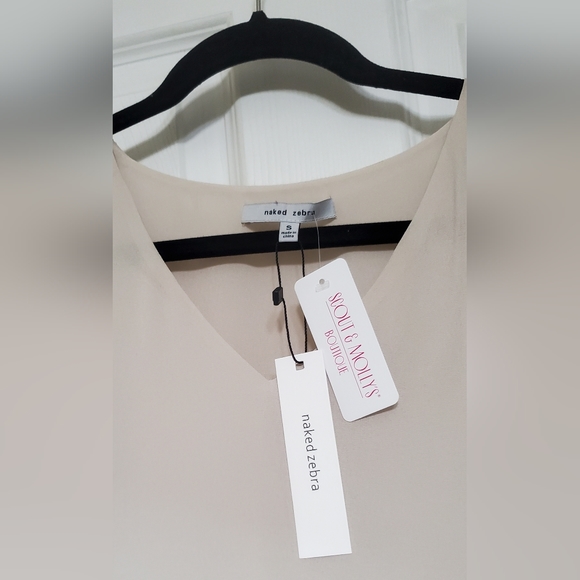 Naked Zebra Blouse Lined Sheer - Picture 3 of 4